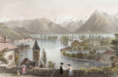 Thun, from the Cemetery