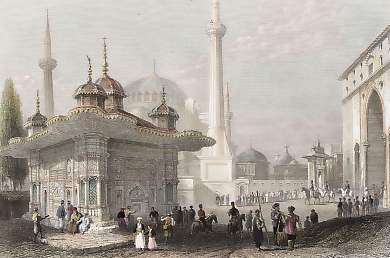 Fountain and Square of St Sophia