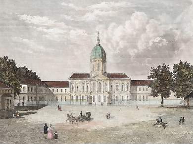 Das Königl. Schloss in Charlottenburg