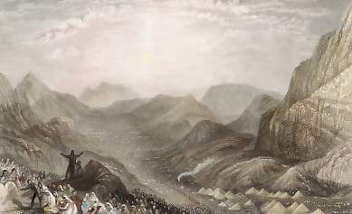 The Valley in Which the Children of Israel Were Encamped, Mount Sinai in the Distance