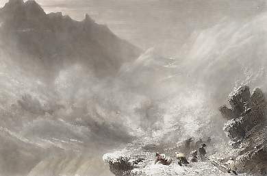 The Col de la Croix, During a Tourmente or Snow-storm