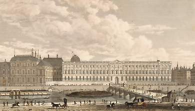 The Louvre, from the Palace of the Institute