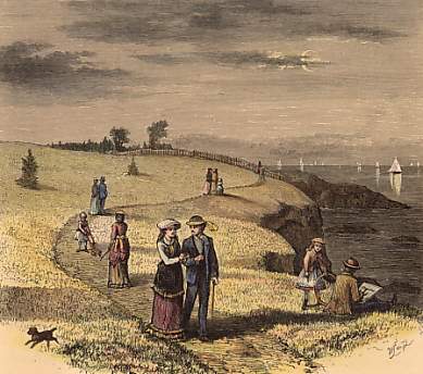 The Walk on the Cliff, Newport, Rhode Island