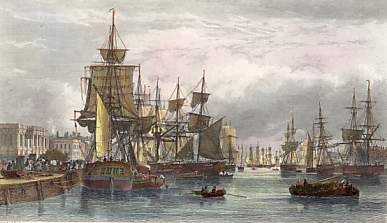 Yarmouth Quay from the Bridge